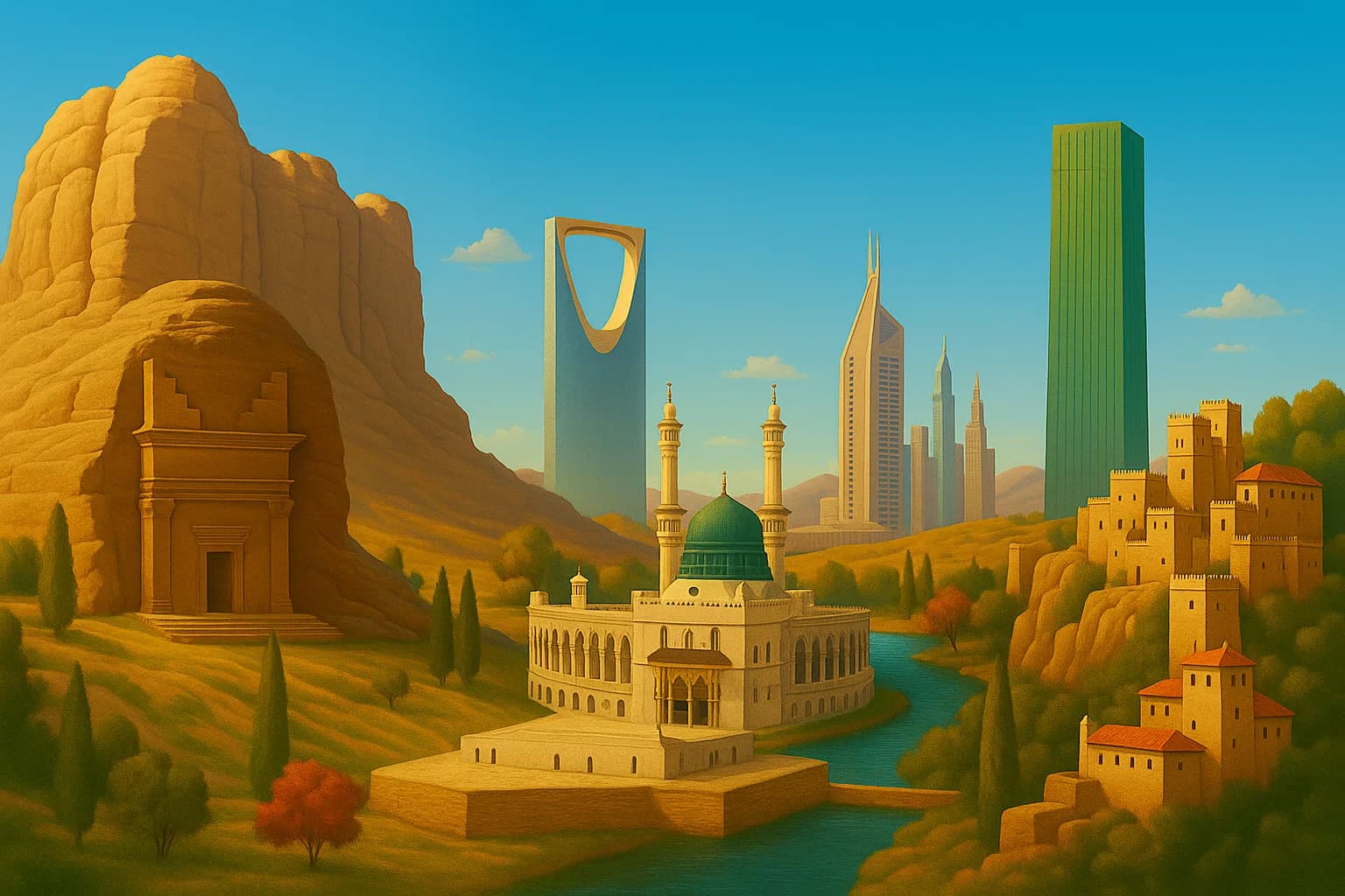 Saudi illustration