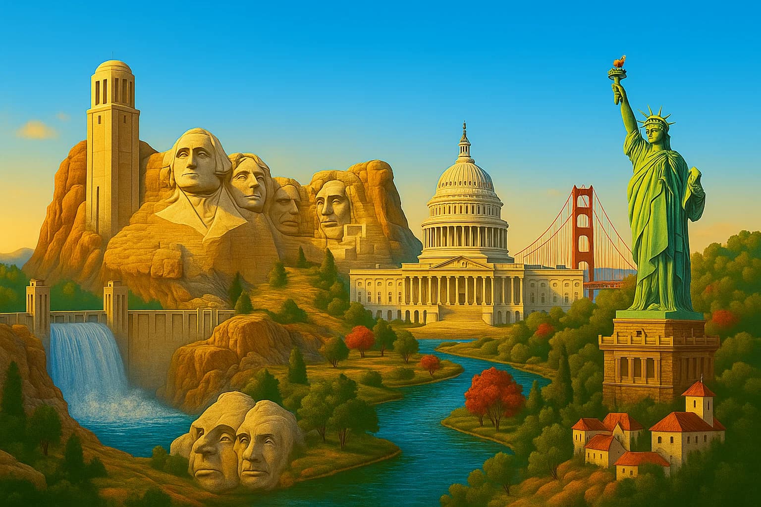 USA illustration